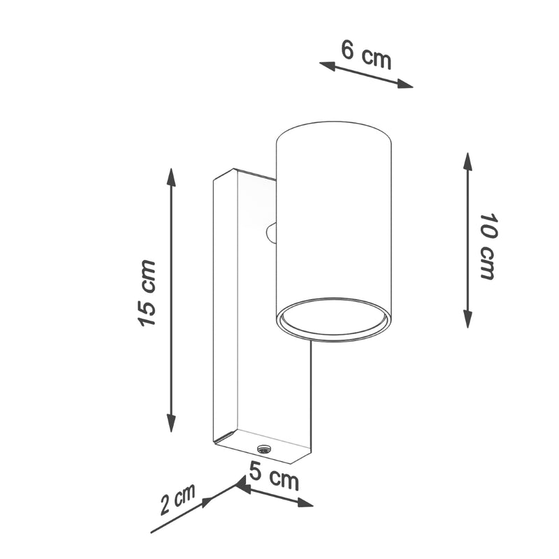 Wall light UTTI white