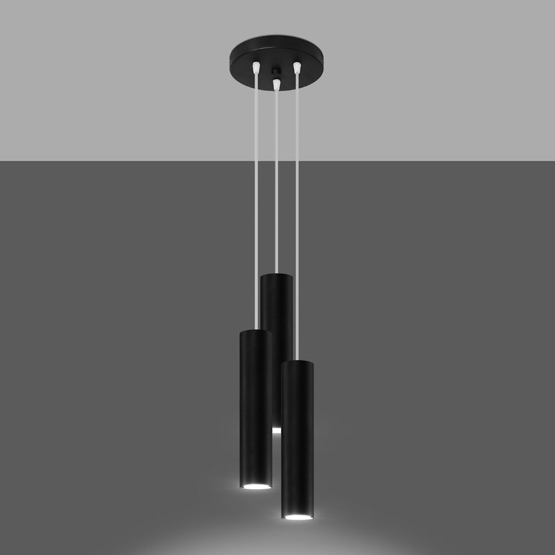 LAGOS 3P hanging light black