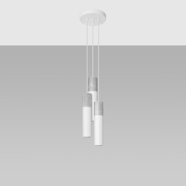 BORGIO 3P hanging light white