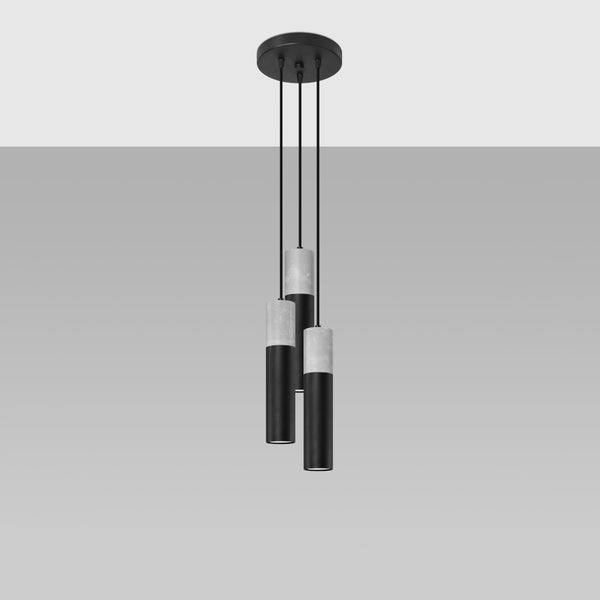 BORGIO 3P hanging light black