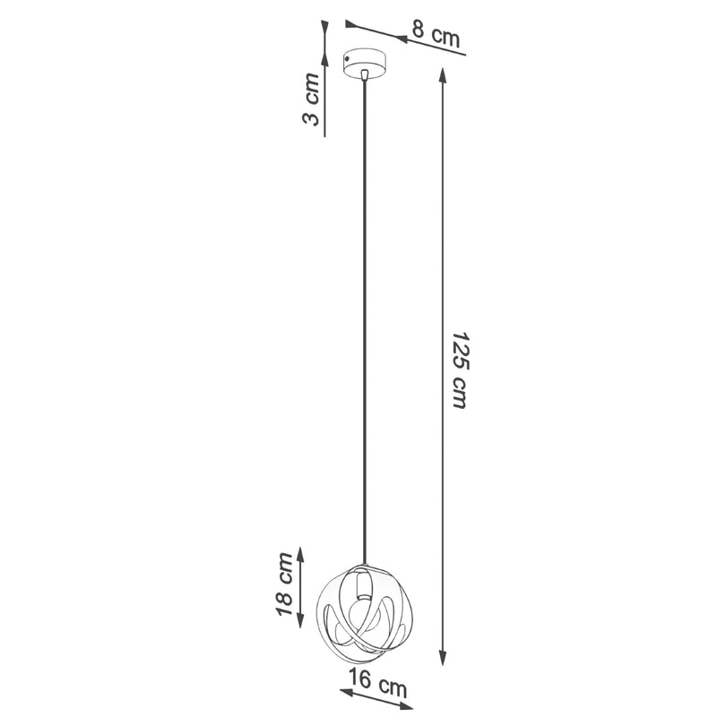 TULOS 1 hanglamp wit