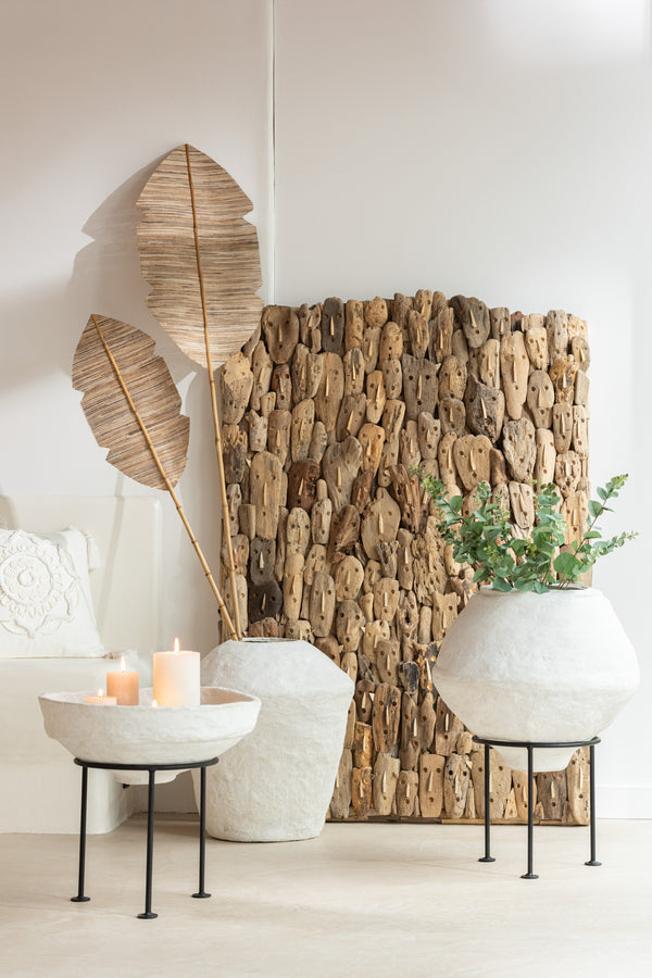 Wall Art Portrait Family - Driftwood Natural Medium - Unique natural artwork for your home
