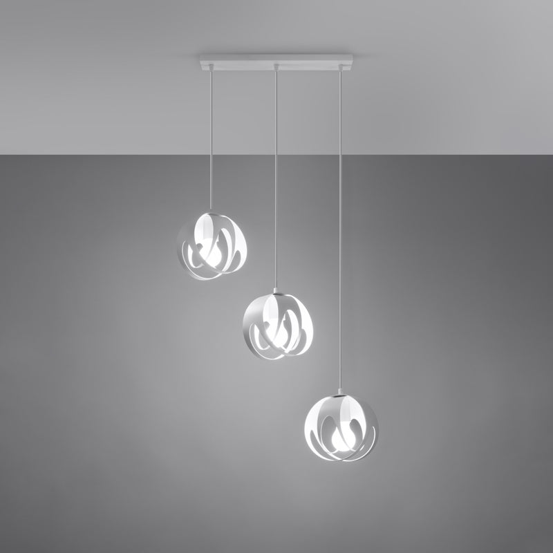 Hanging light TULOS 3L white