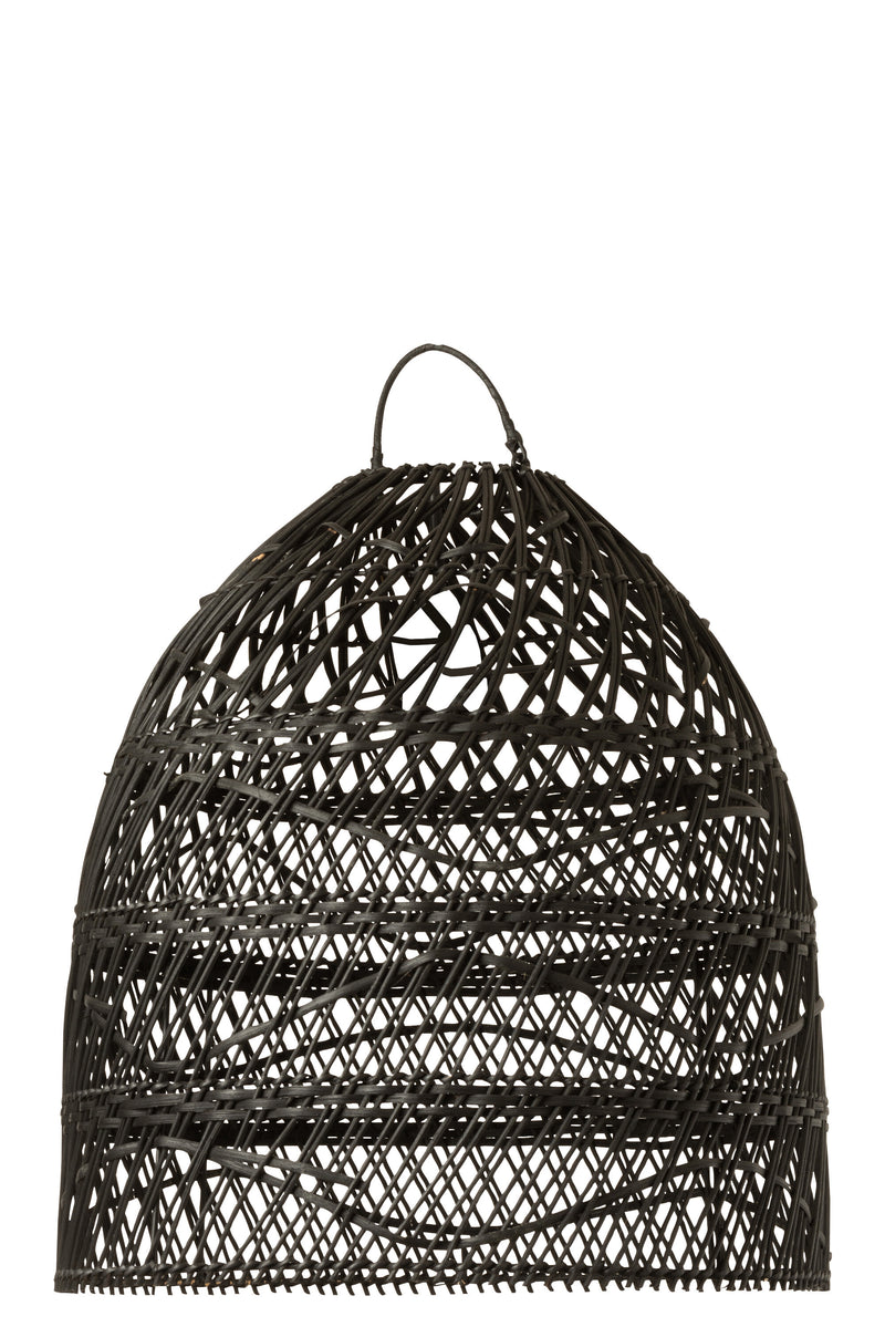 Rattan lampshade "Waves" Natural elegance meets modern design in natural, black or white
