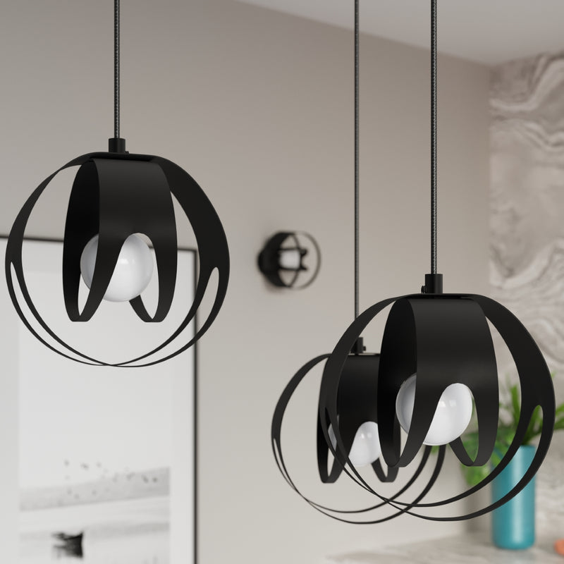 TULOS 1 hanglamp zwart