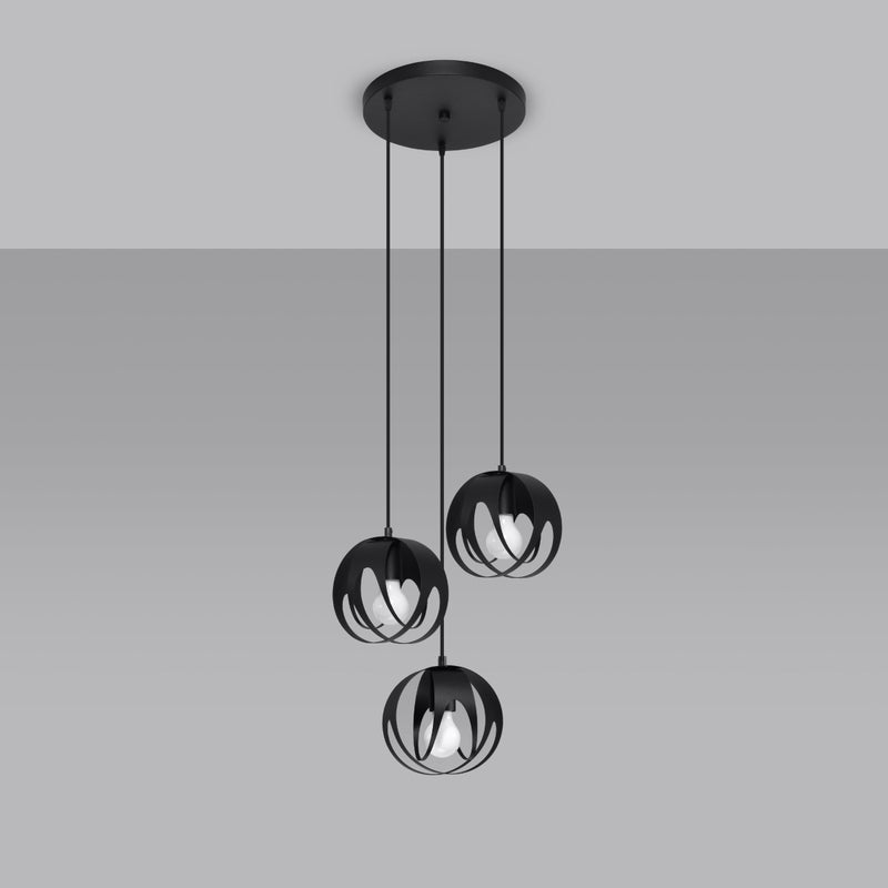 Hanging light TULOS 3P black