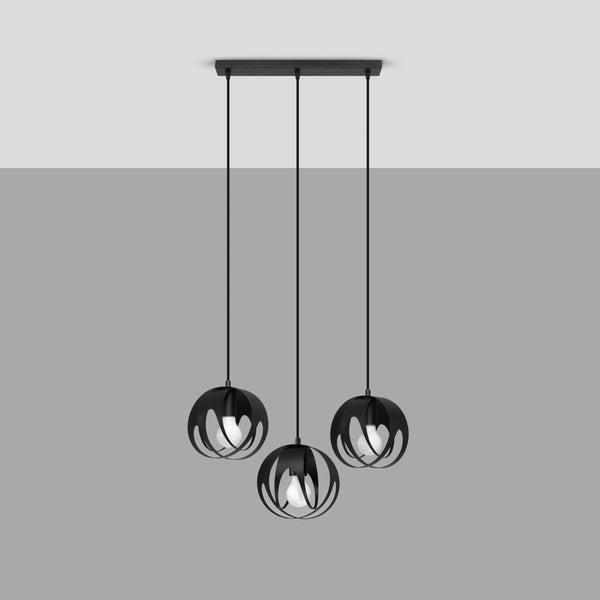 Hanging light TULOS 3L black