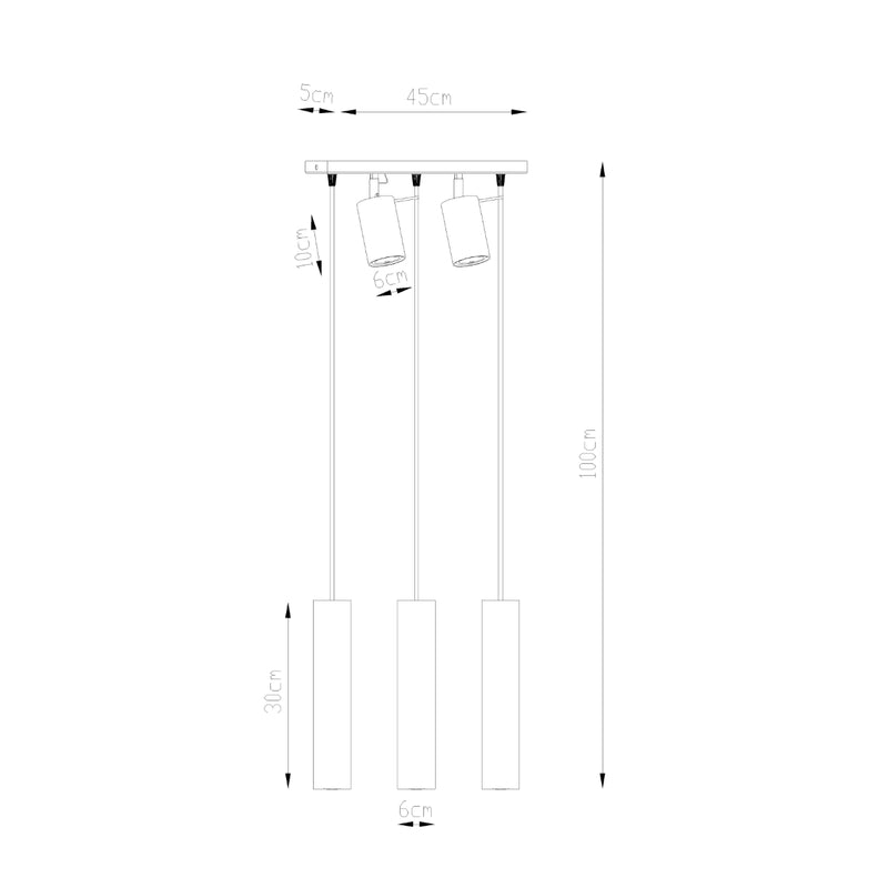 RING 3 hanglamp zwart