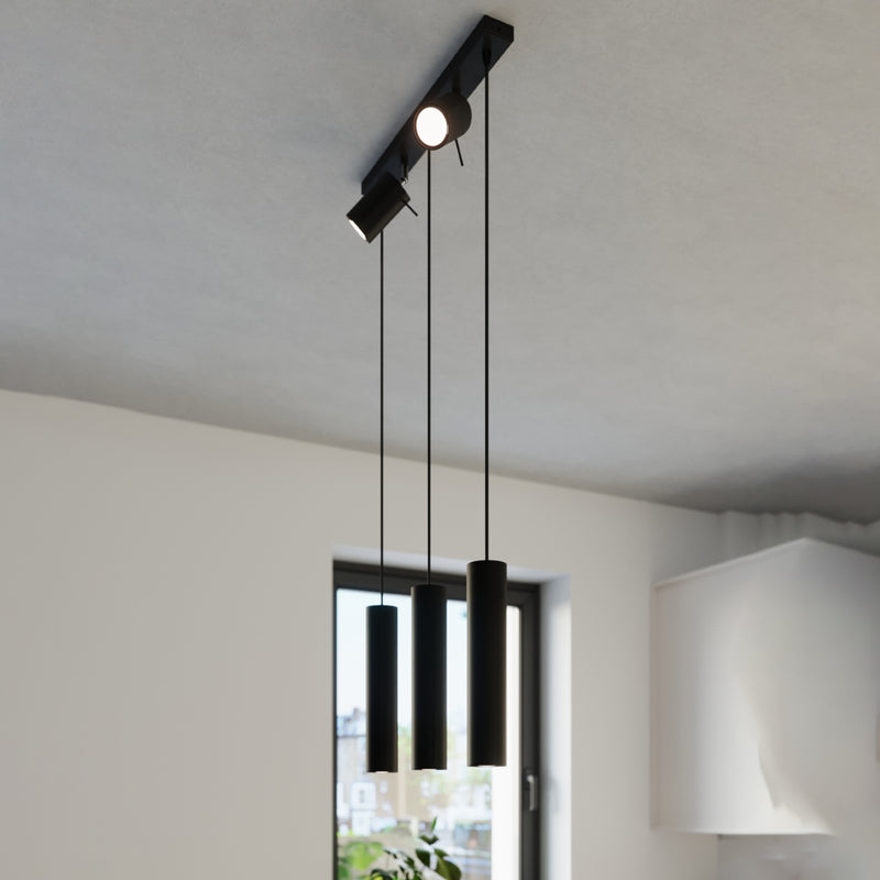 RING 3 hanging light black