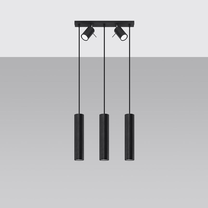 Hängeleuchte RING 3 schwarz
