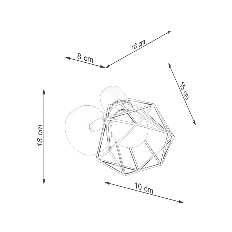 Wandlamp ARTEMIS 1 wit