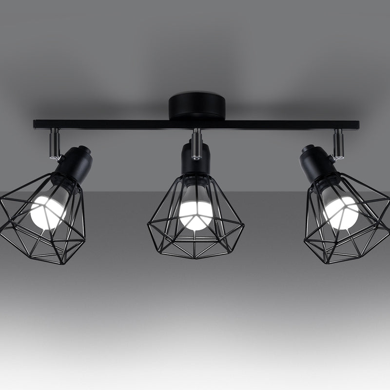 Ceiling light ARTEMIS 3 black