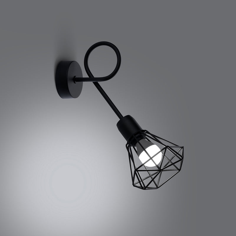 Wall light ARTEMIS 1S black