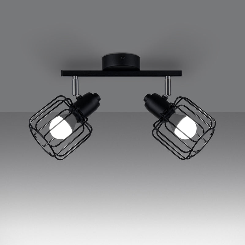 BELUCI 2 ceiling light black