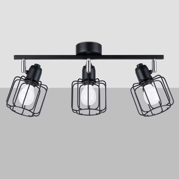 BELUCI 3 ceiling light black