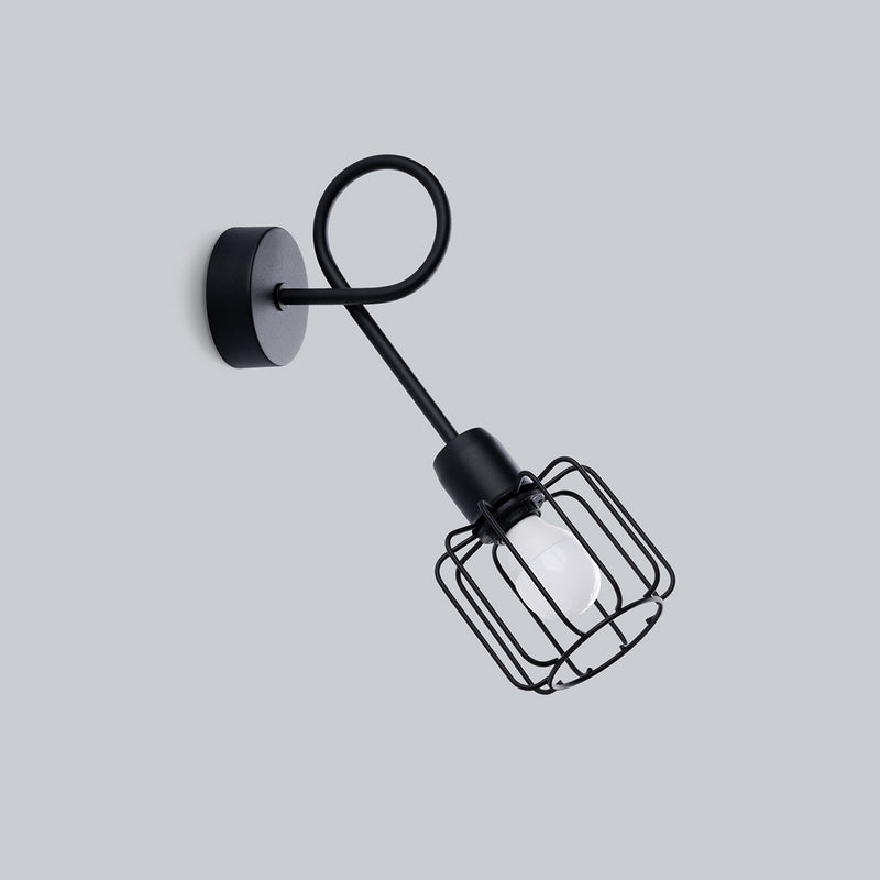 Wall light BELUCI 1S black