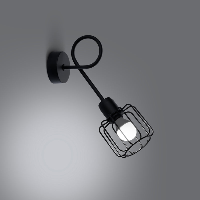 Wall light BELUCI 1S black