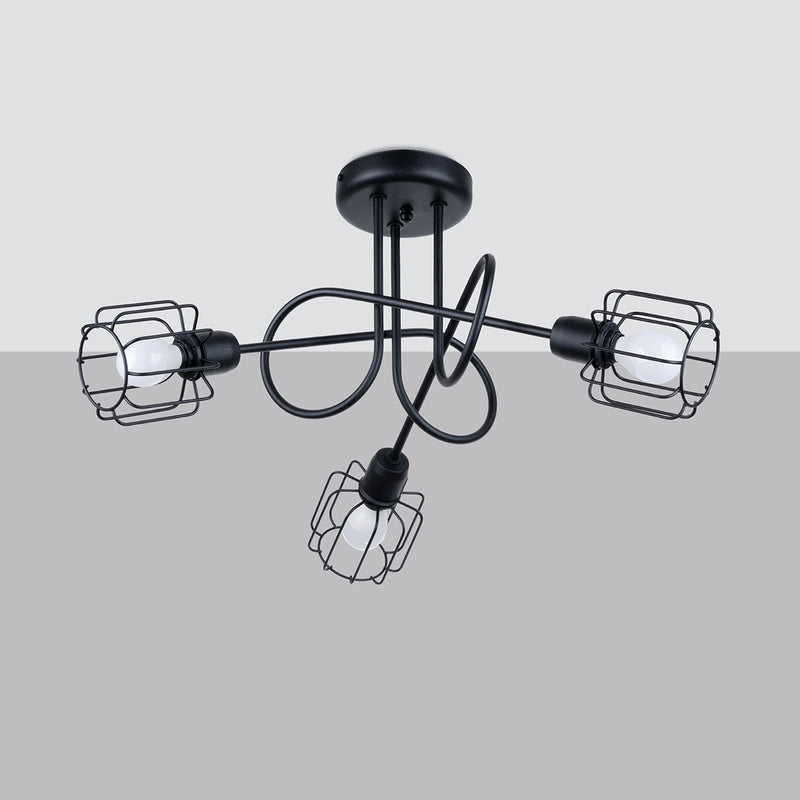 Chandelier BELUCI 3S black