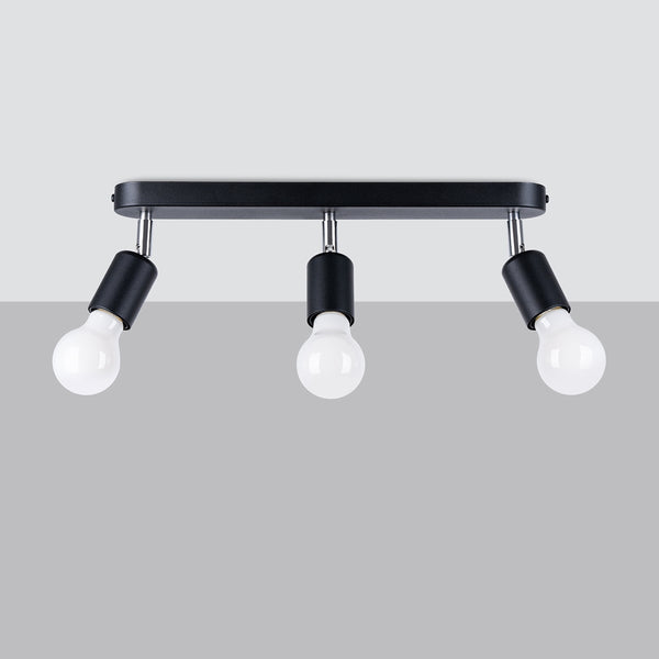 FORNES 3 ceiling light black