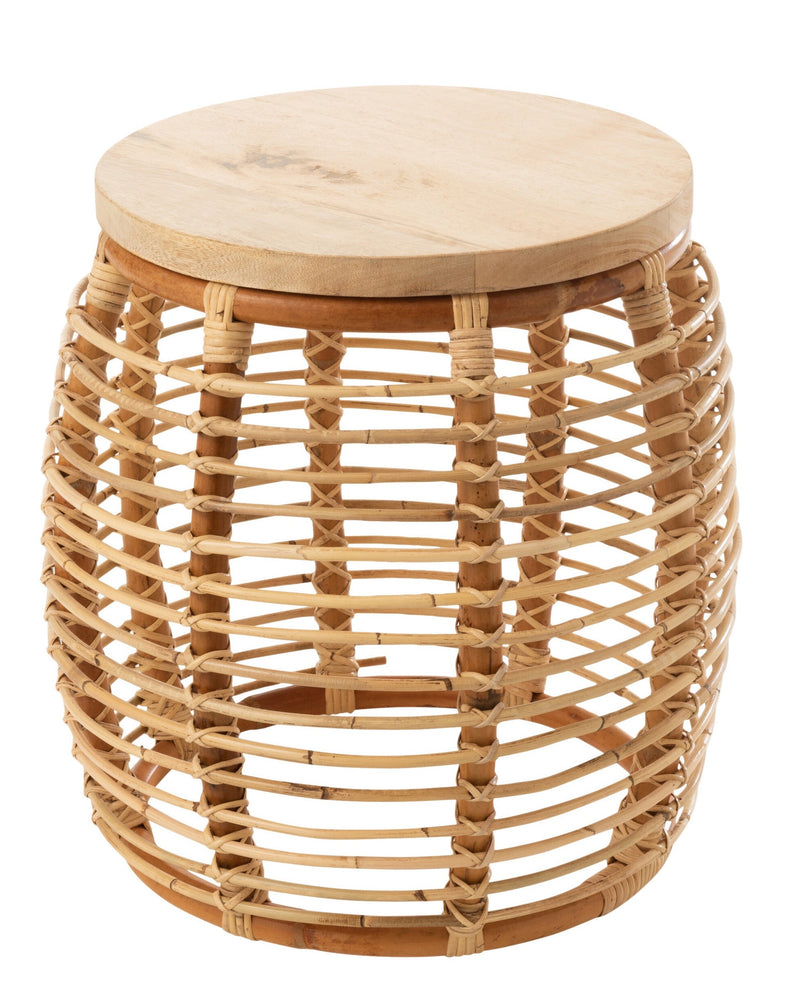 Charming side table Ana made of natural rattan - Versatile &amp; stylish for your home