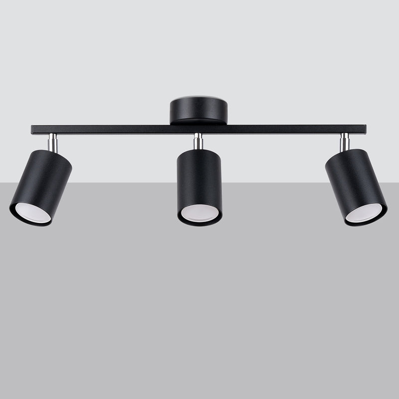 LEMMI 3 ceiling light black