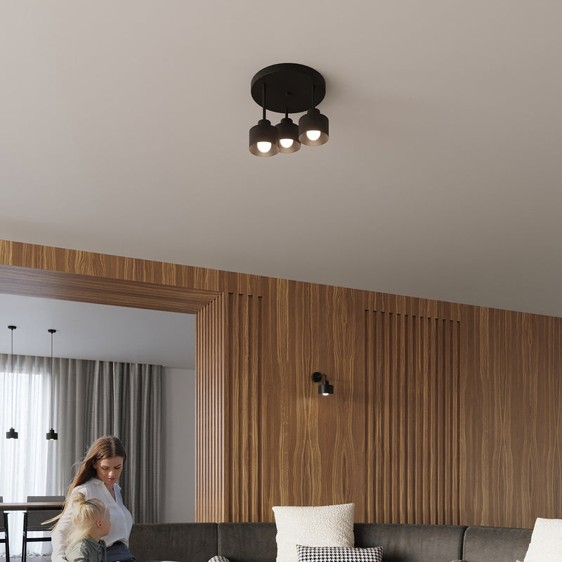 SAVAR 2 ceiling light black