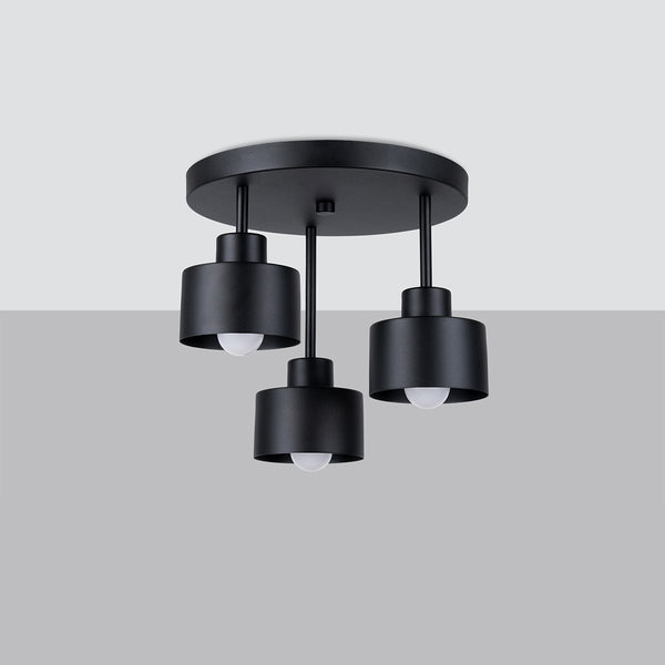 SAVAR 3 ceiling light black