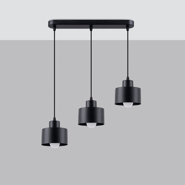 SAVAR 3 hanglamp zwart