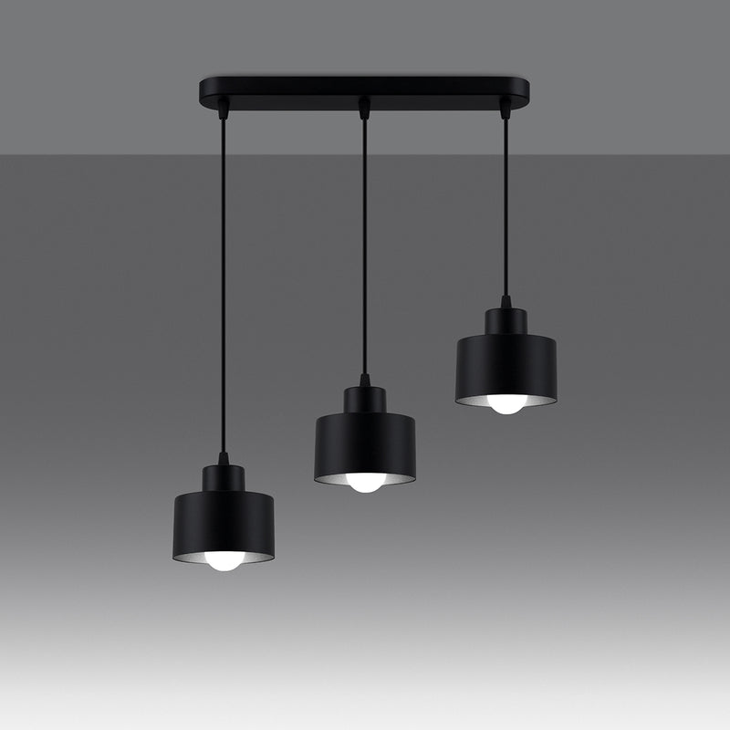 SAVAR 3 hanging light black