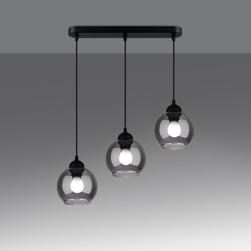 ALINO 3 hanglamp zwart