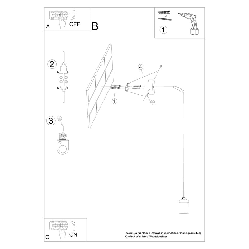 NESO wall light