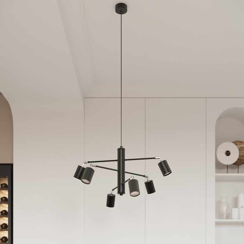 Ceiling light LEMMI 6L black