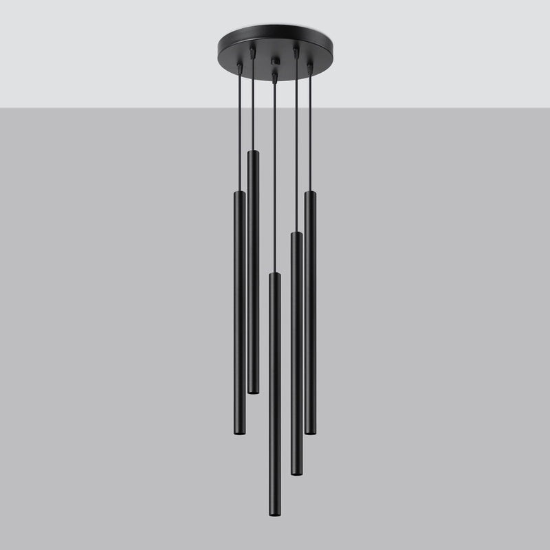 Pendant lights PASTELO 5P black