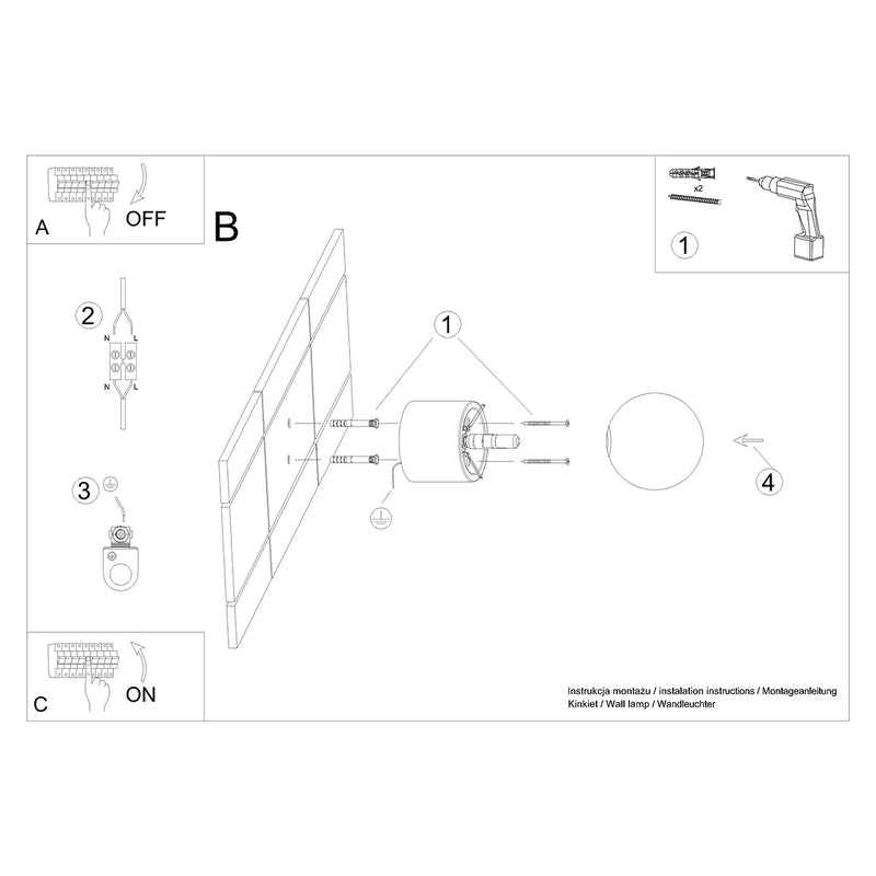 BOOMO wall light