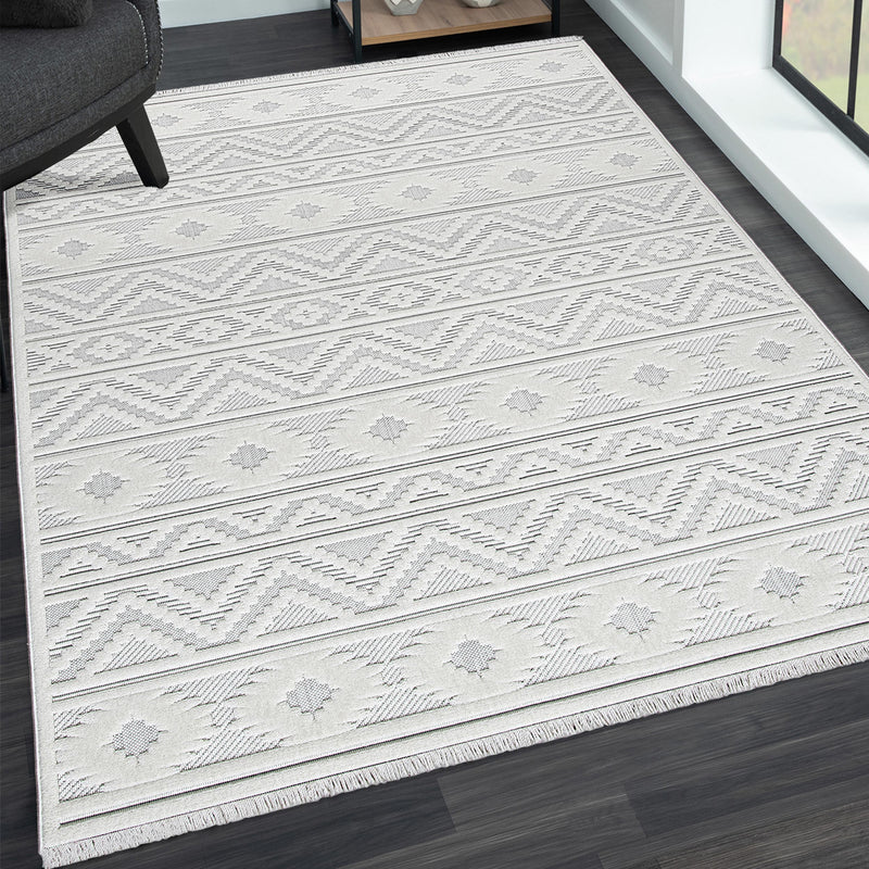 Sehrazat carpet series Oslo 9820 cream - modern short pile collection 2023/2024 in various sizes