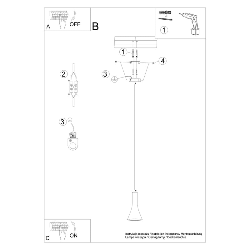 Hanglampen REA 1 beton