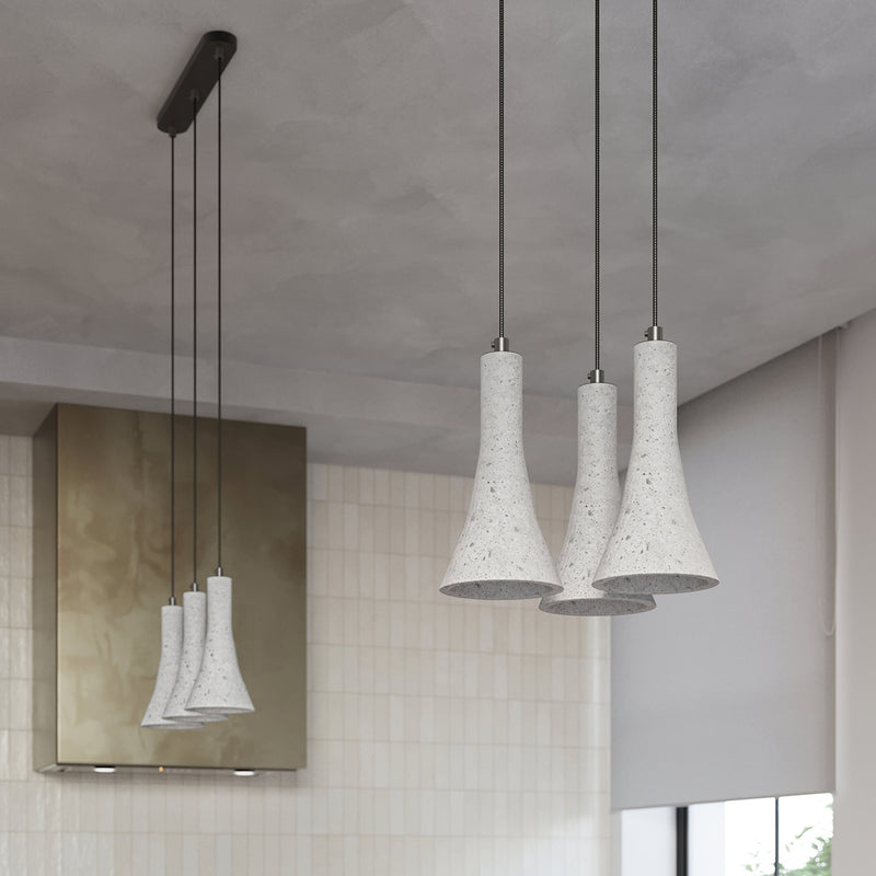 REA 2 concrete pendant lights