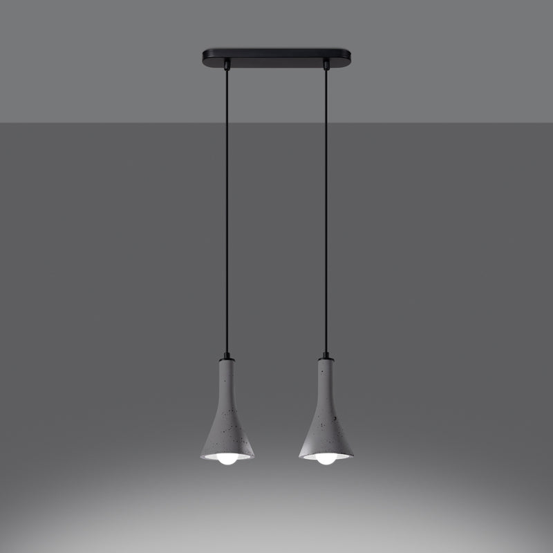 REA 2 concrete pendant lights