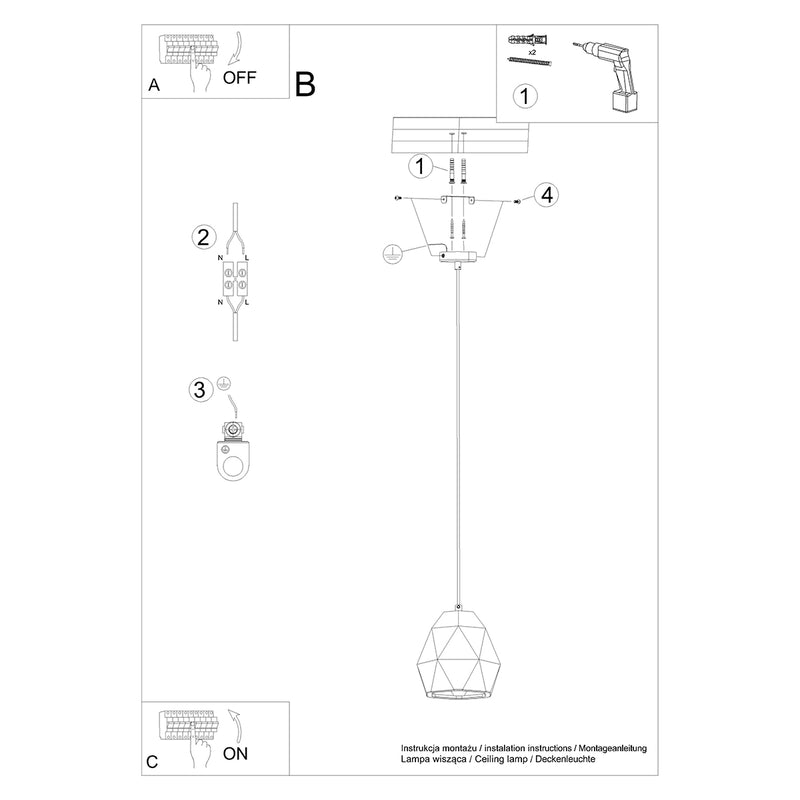 Hanglamp keramiek MINT