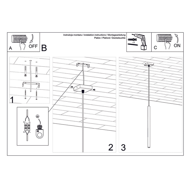 Hanglampen PASTELO 1 beton