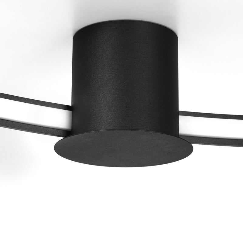 Ceiling light RIO 78 black 3000K