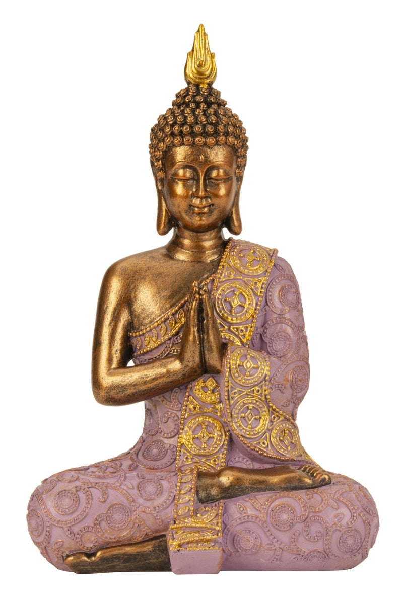 Buddha Harmonie des Lichts – In Lila und Gold