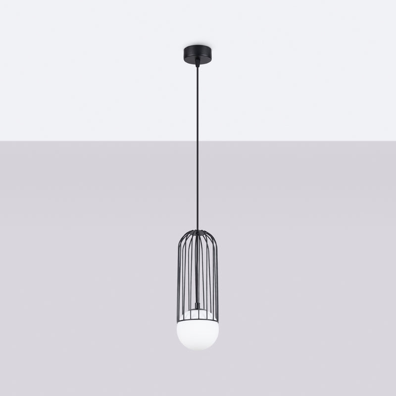 BRINA 1 hanglamp zwart