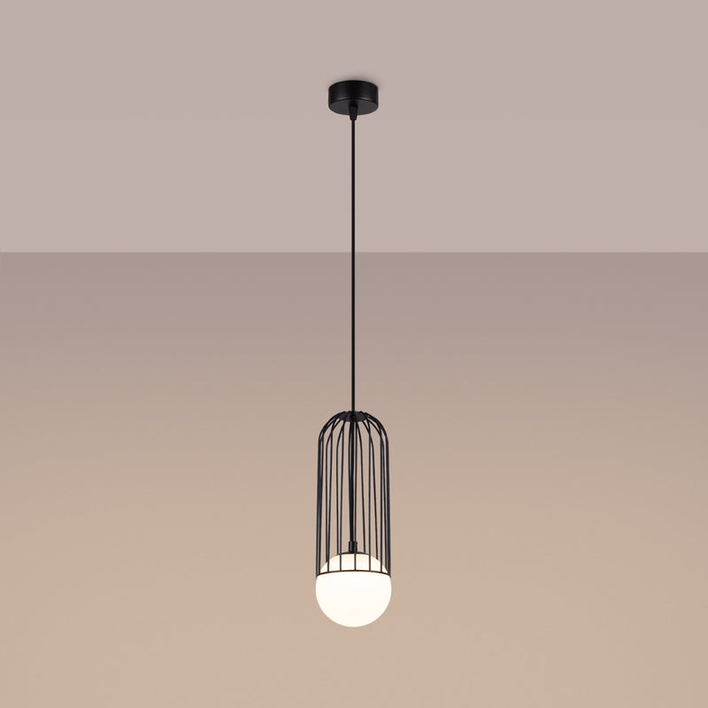 BRINA 1 hanglamp zwart