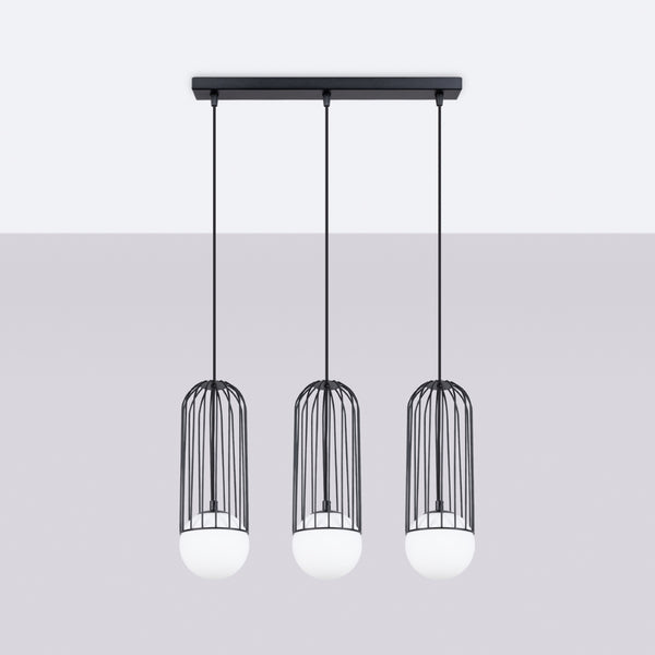 Pendant light BRINA 3L Black