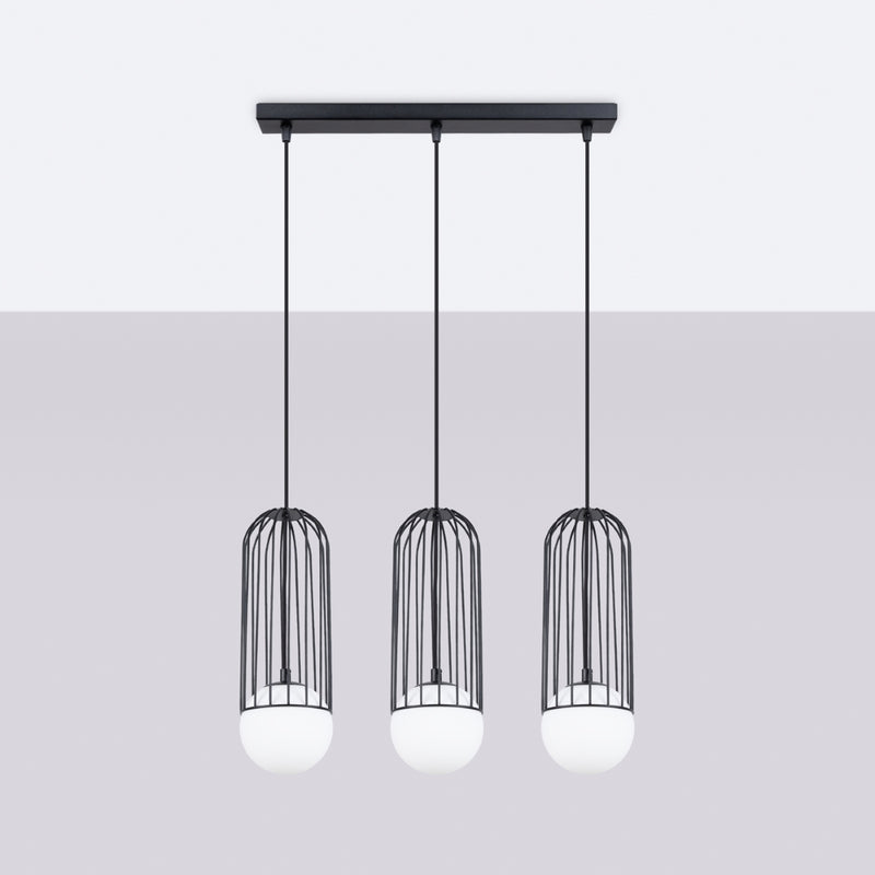 BRINA 3L hanglamp zwart