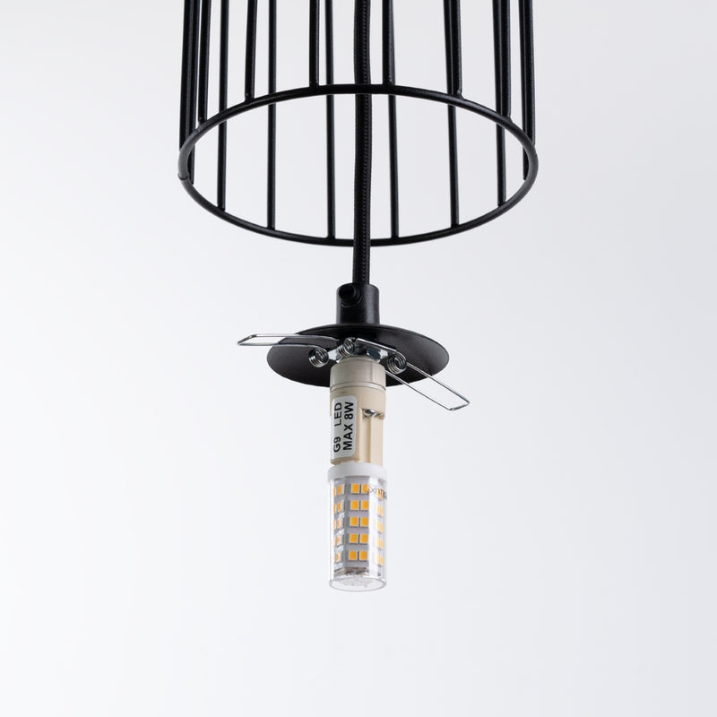 BRINA 3L hanglamp zwart