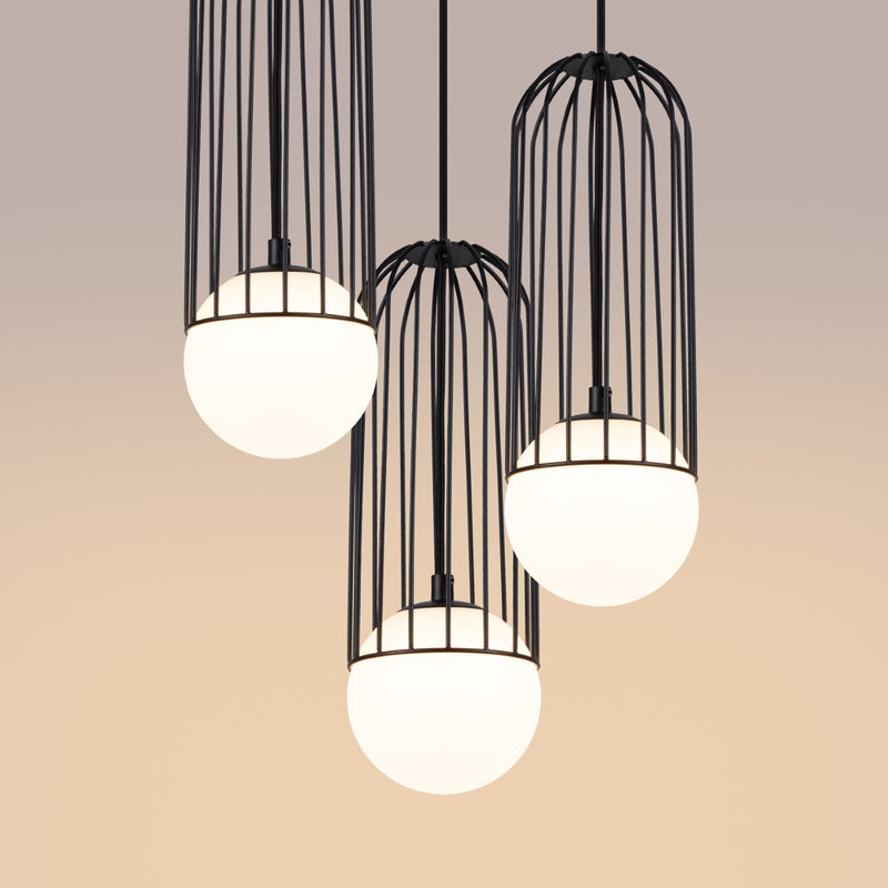 Pendant light BRINA 3P Black