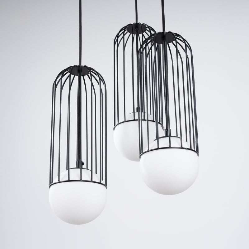 Pendant light BRINA 3P Black