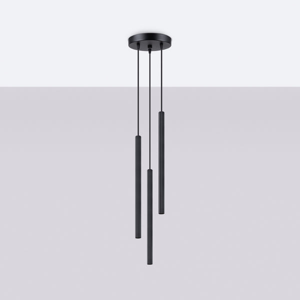 Pendant light ARCHE 3P Black